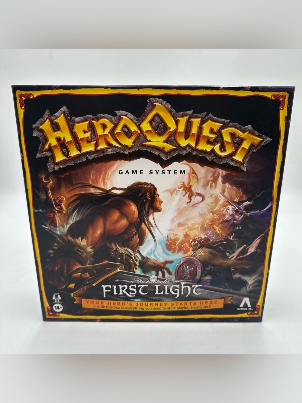 HeroQuest First Light Game System Complete Hasbro Avalon Hill Board Game